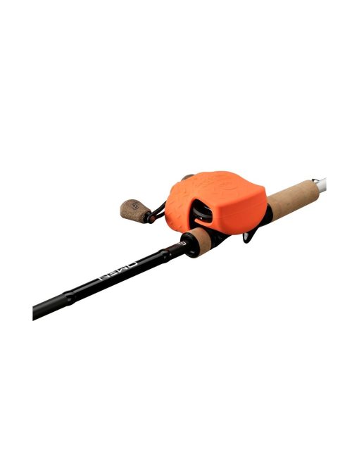 13 FISHING SKULL CAP TX ORANGE - protectie mulinete casting - imagine 4
