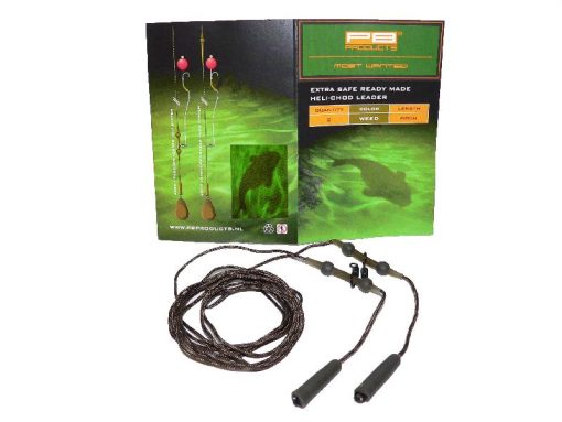 PB EXTRA SAFE READY MADE HELI-CHOD LEADER WEED 60