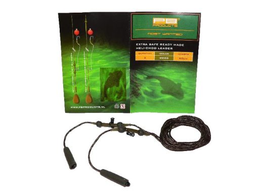 PB EXTRA SAFE READY MADE HELI-CHOD LEADER WEED 90