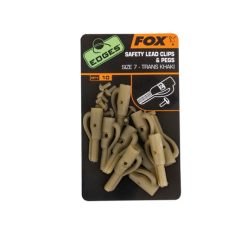 Fox Edges Safety Lead Clip+Pegs Size 7