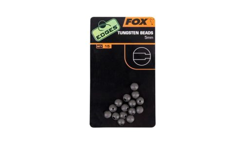 Fox Edges 5mm Tungsten Beads x 15