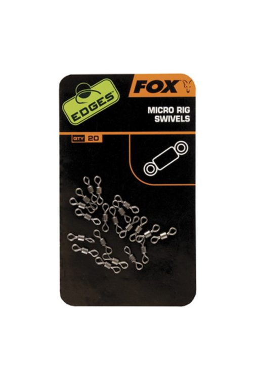 Fox Swivels Edges Micro Rig Swivel x 20