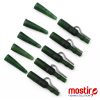 ACCESORII MOSTIRO LEAD CLIP INOX +CON SOFT VERDE (5+5 BUC)
