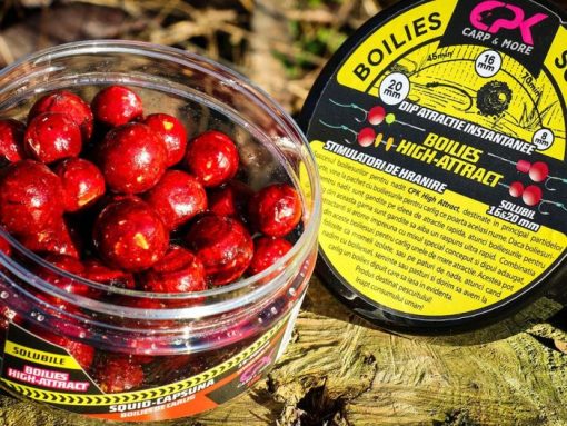 Boilies Carlig Cpk High Attract 150g Squid Capsuna 16/20mm