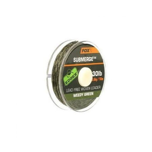 Fox Submerge Free Lead Leader Green 30lbs