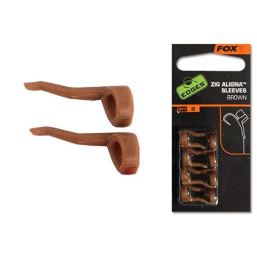 Fox Edgex Zig Aligna Sleeves x 8 Brown