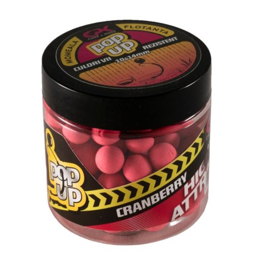 Cpk Boilies Popup High Attract – Cranberry 10/14mm