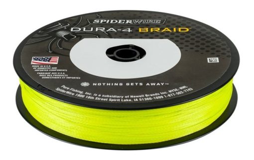 Spider Wire Fir Textil Dura4 Yellow 0.10mm - imagine 2
