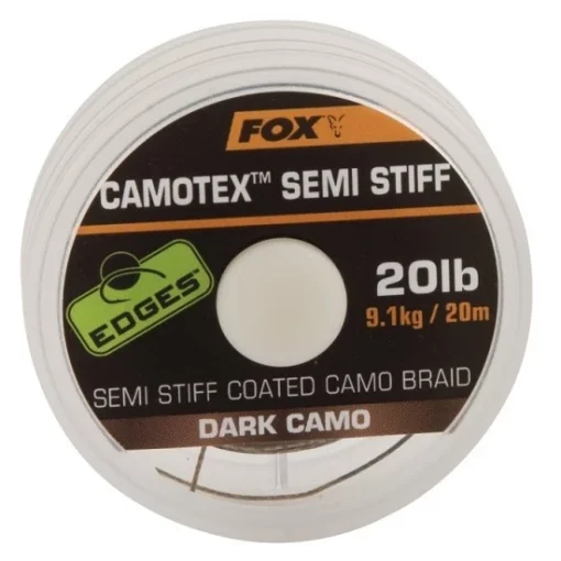 Fox Camotex Dark Semi Stiff 35lb - 20m
