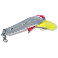 Lingura Oscilanta Zebco Trophy Z-Weedless Slide Silver/Red 5,2cm 22g