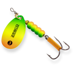 Lingura Rotativa Zebco Trophy Z-Blade Silver/Firetiger 9g No.4