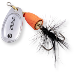 Lingura Rotativa Zebco Trophy Z-Vibe Fly Orange Body - Silver/Black 4gr No.1