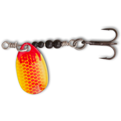 Quantum Magic Trout Bloody Ul Spinner 1.75g Red Yellow