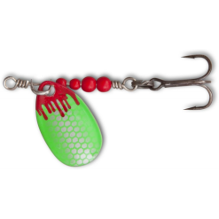 Quantum Magic Trout Bloody Ul Spinner 1.75g Silver Green