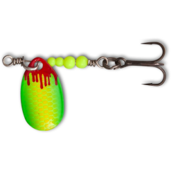 Quantum Magic Trout Bloody Ul Spinner 1.75g Yellow Green