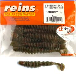 REINS BUBBLING SHAD 7,6CM (3") WATERMELON RED 8BUC