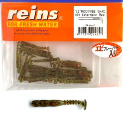 REINS ROCKVIBE SHAD 3CM (1.2") - WATERMELON RED 24 BUC