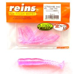 REINS ROCKVIBE SHAD 3CM (1.2") - CLEAR PINK 24 BUC