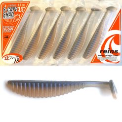 REINS S CAPE SHAD 8.9CM (3.5") - NATURAL PRO BLUE 6BUC