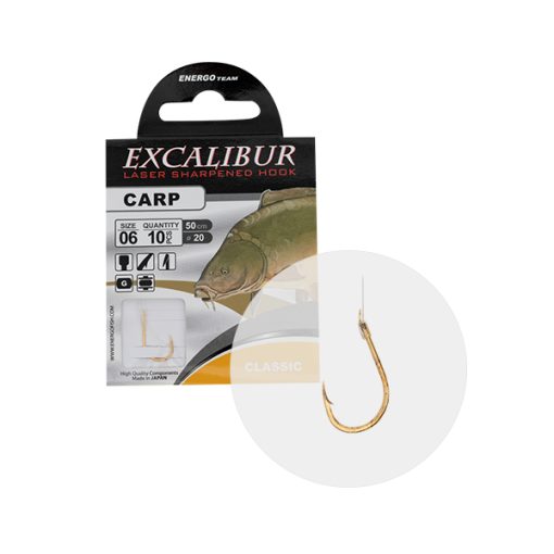 Carlige Legate Excalibur Carp Gold Nr.1