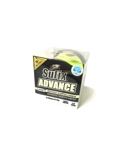 Sufix Fir Advance 1000m Yellow 0.23mm