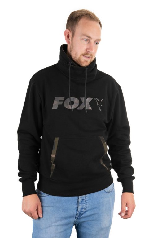 Fox Black / Camo Print High Neck - M