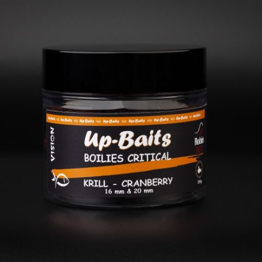 Boilies Carlig Up Baits Critic Echilibrat 150g - Krill Cranberry