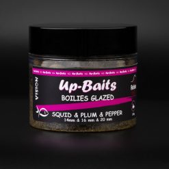 Boilies Carlig Up Baits Glazurate 200g - Squid Pruna Piper