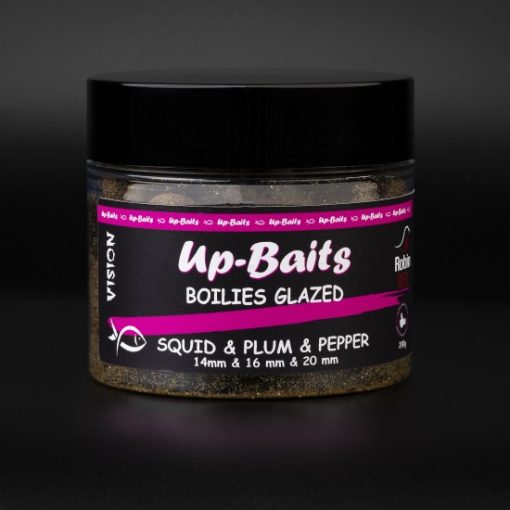 Boilies Carlig Up Baits Glazurate 200g - Squid Pruna Piper