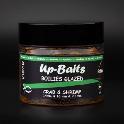 Boilies Carlig Up Baits Glazurate 200g - Crab Shrimp
