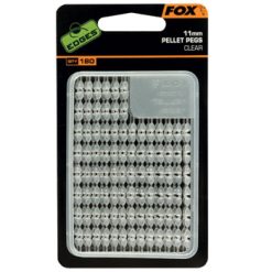 Fox Edges Pellet Pegs 11mm x 2 Clear
