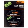 Fox Edges Hair Braid x 10m Brown
