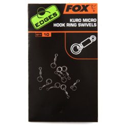 Fox Edges Kuro Micro Hook Ring Swivels x 10