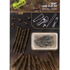 Fox Edges Camo Silk Lead Clip Sz 10 5 Set