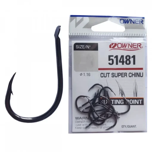Carlig Owner 51481 No.1/0 Cut Super Chinu