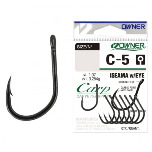 Carlig Owner C-5 No.9 Carp Iseama With Eye