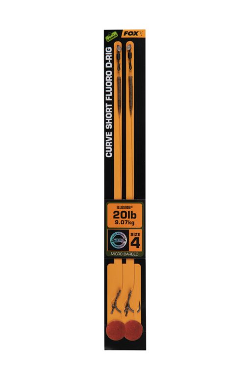 Fox Edges Curve Short Fluoro D-rig 4 – 20lb Illusion x 2