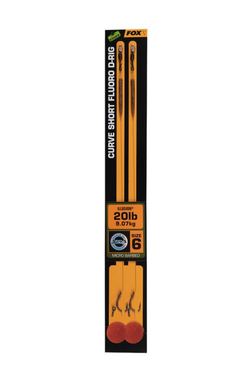 Fox Edges Curve Short Fluoro D-rig 6 - 20lb Illusion x 2