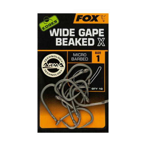 Fox Edges Wide Gape Beaked X Size 4