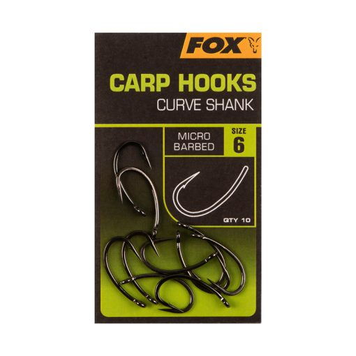 Fox Carp Hooks - Curve Shank - Size 6