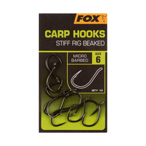 Fox Carp Hooks - Stiff Rig Beaked - Size 4