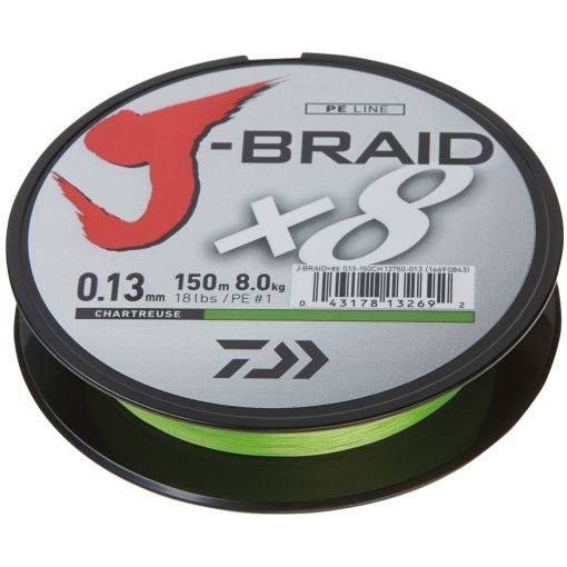 Daiwa Fir Jbraid X8 Chartreuse 0.22mm