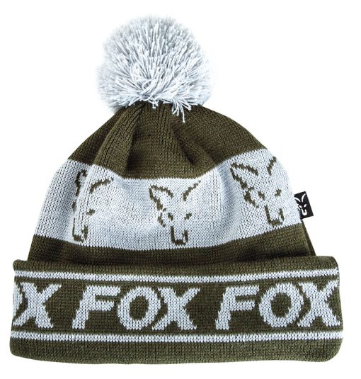 Fox Green Silver Lined Bobble
