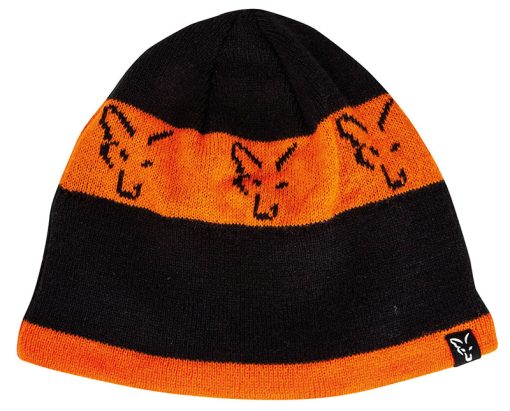 Fox Black Orange Beanie