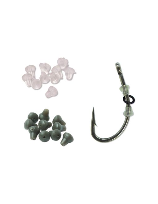 Carp Spirit D Rig Clear Beads Kaki