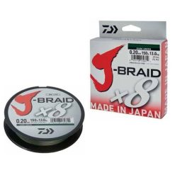 DAIWA J-BRAID X8 VERDE 0,06MM/4KG/150M