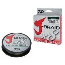 DAIWA J-BRAID X8 VERDE 0,20MM/13KG/150M