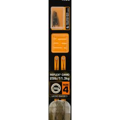 Fox Edges Wide Gape Beaked Pva Ready Rigs - 25lb Size 4