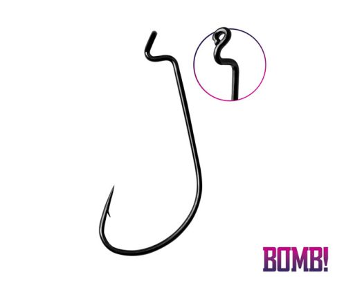 Delphin Carlig Bomb D-Shot Offset Worm #4