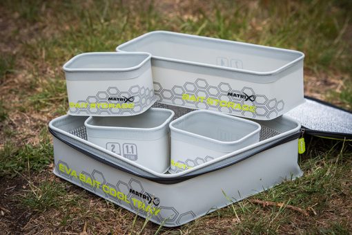Matrix Eva Bait Cooler Tray (Light Grey) (Inc 4 Tubs) - imagine 3